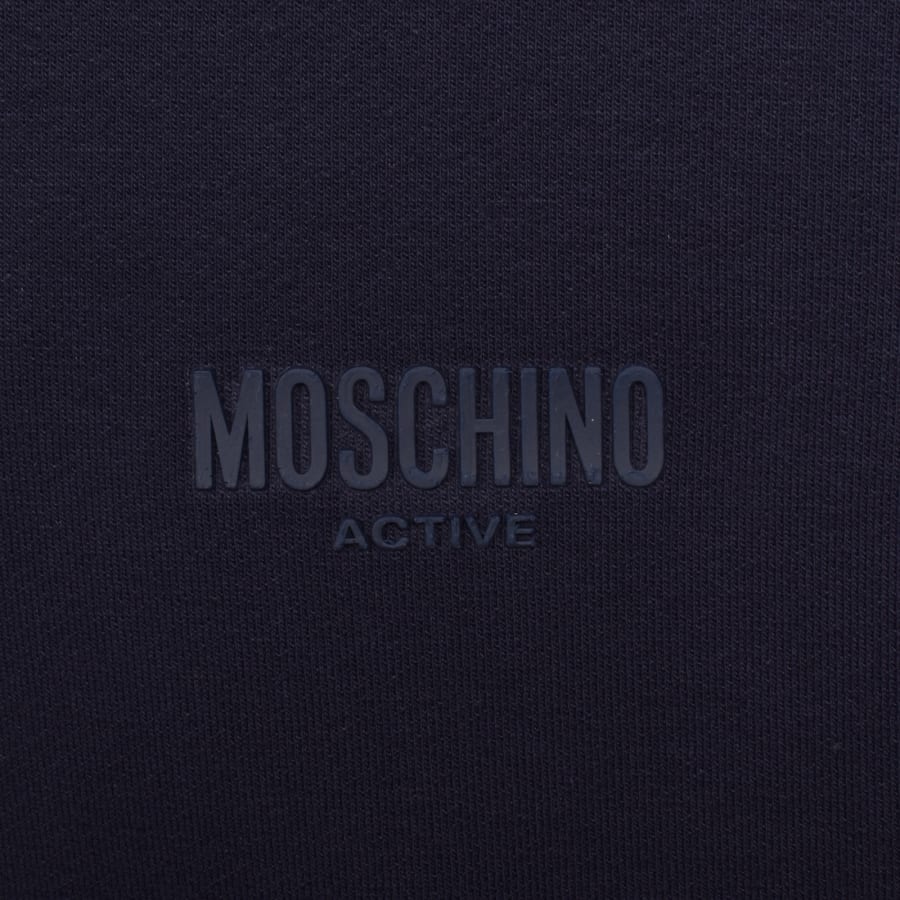 Image number 3 for Moschino Active Zip Sweatshirt Navy