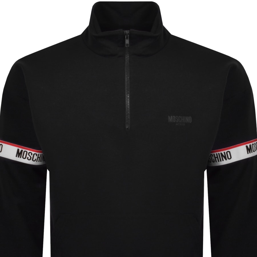 Image number 2 for Moschino Active Zip Sweatshirt Black