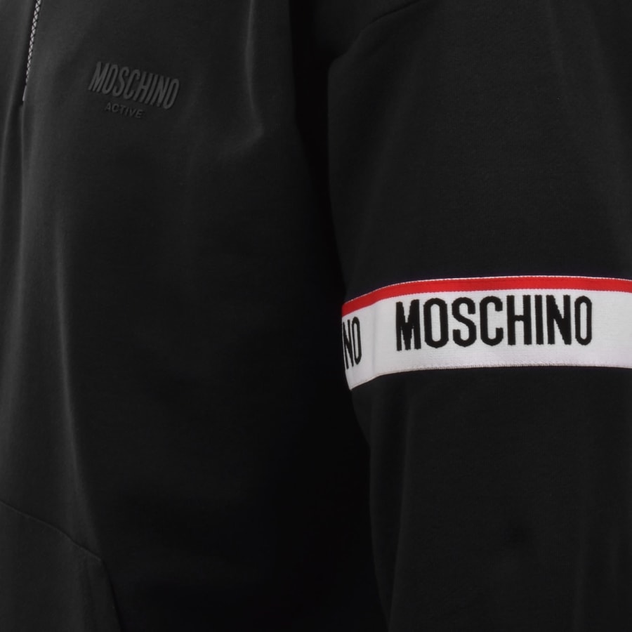 Image number 4 for Moschino Active Zip Sweatshirt Black
