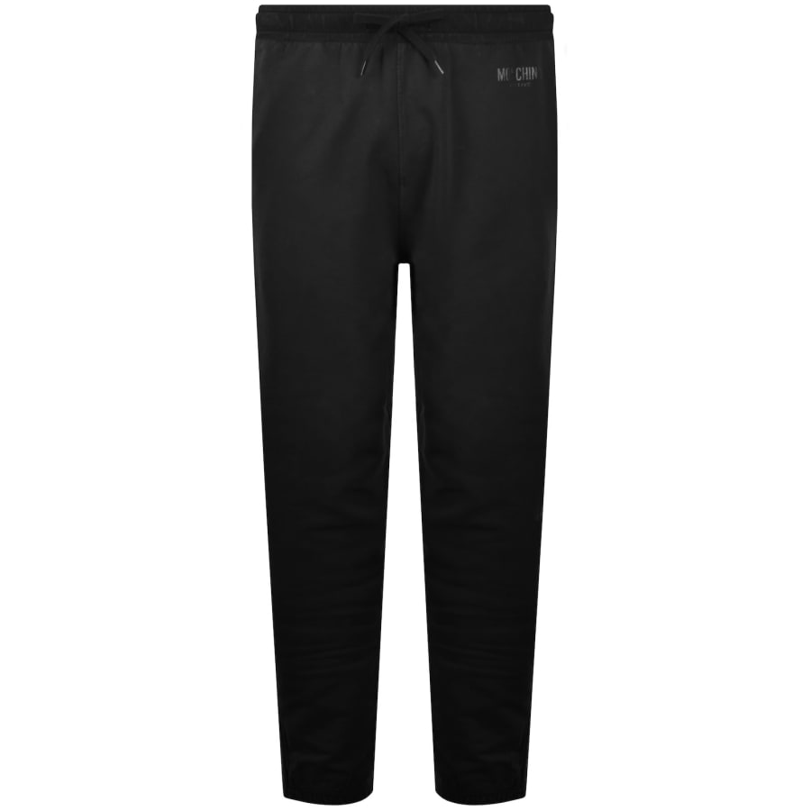 Image number 2 for Moschino Active Tape Logo Joggers Black