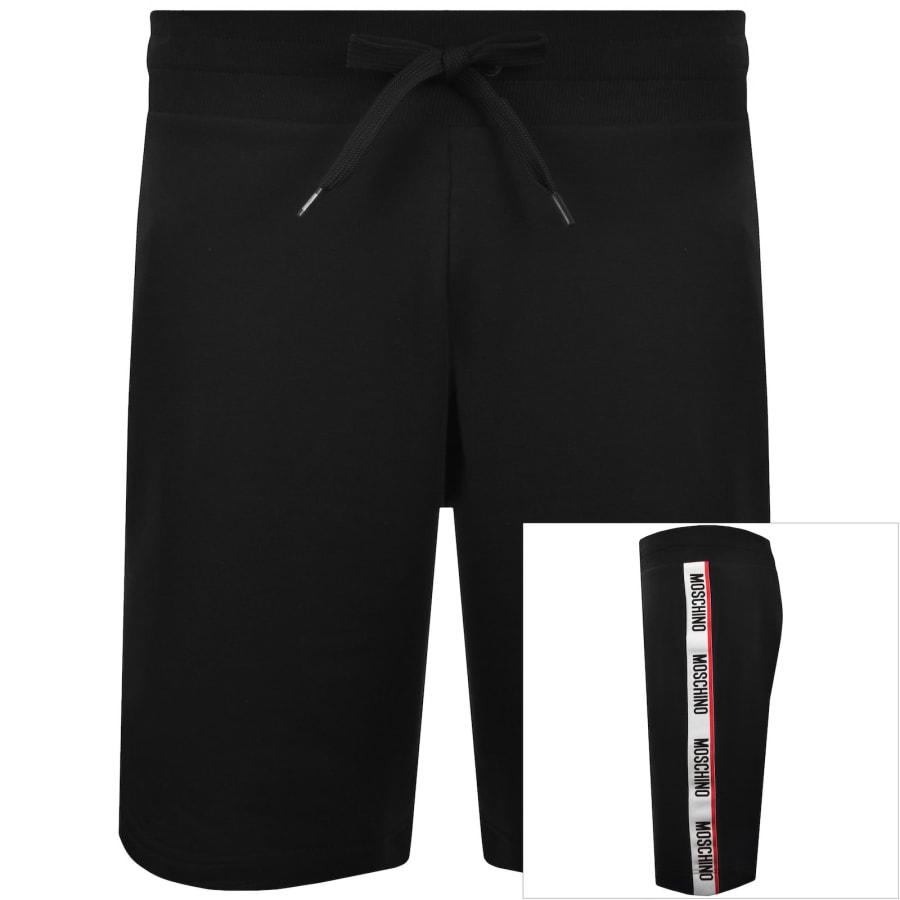 Image number 1 for Moschino Active Jersey Shorts Black