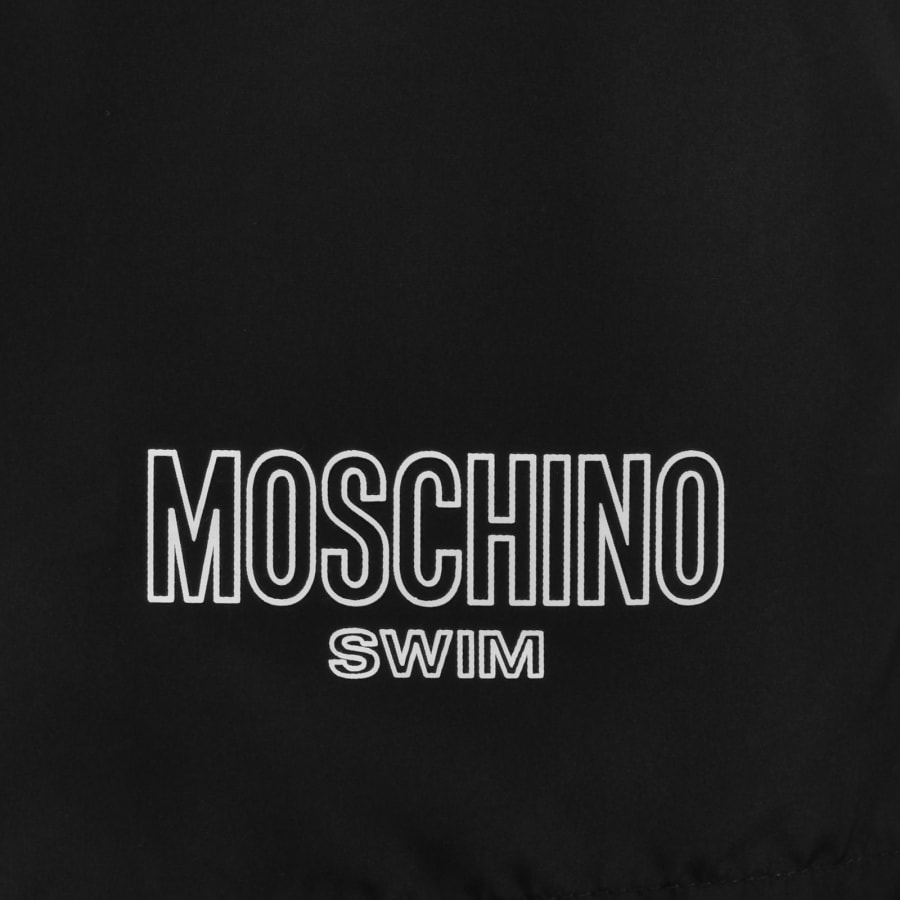 Image number 3 for Moschino Logo Swim Shorts Black