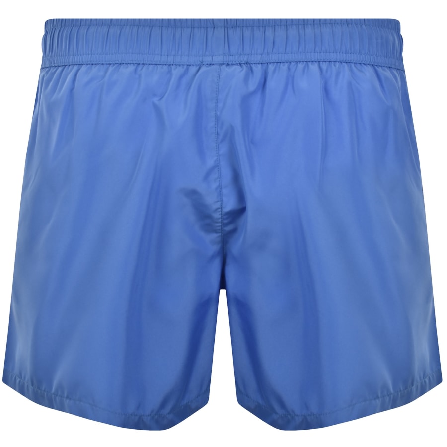 Image number 2 for Moschino Logo Swim Shorts Blue