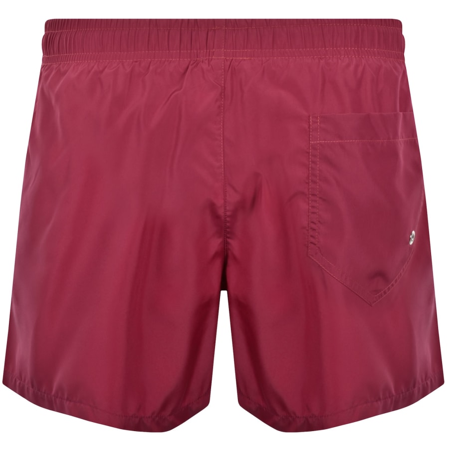 Image number 3 for Moschino Logo Swim Shorts Red