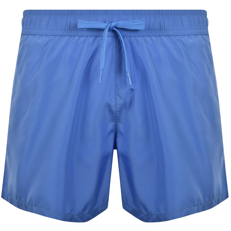 Image number 2 for Moschino Logo Swim Shorts Blue