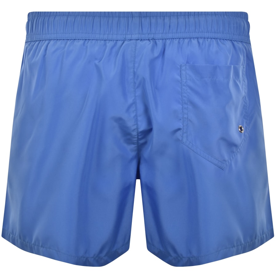 Image number 3 for Moschino Logo Swim Shorts Blue