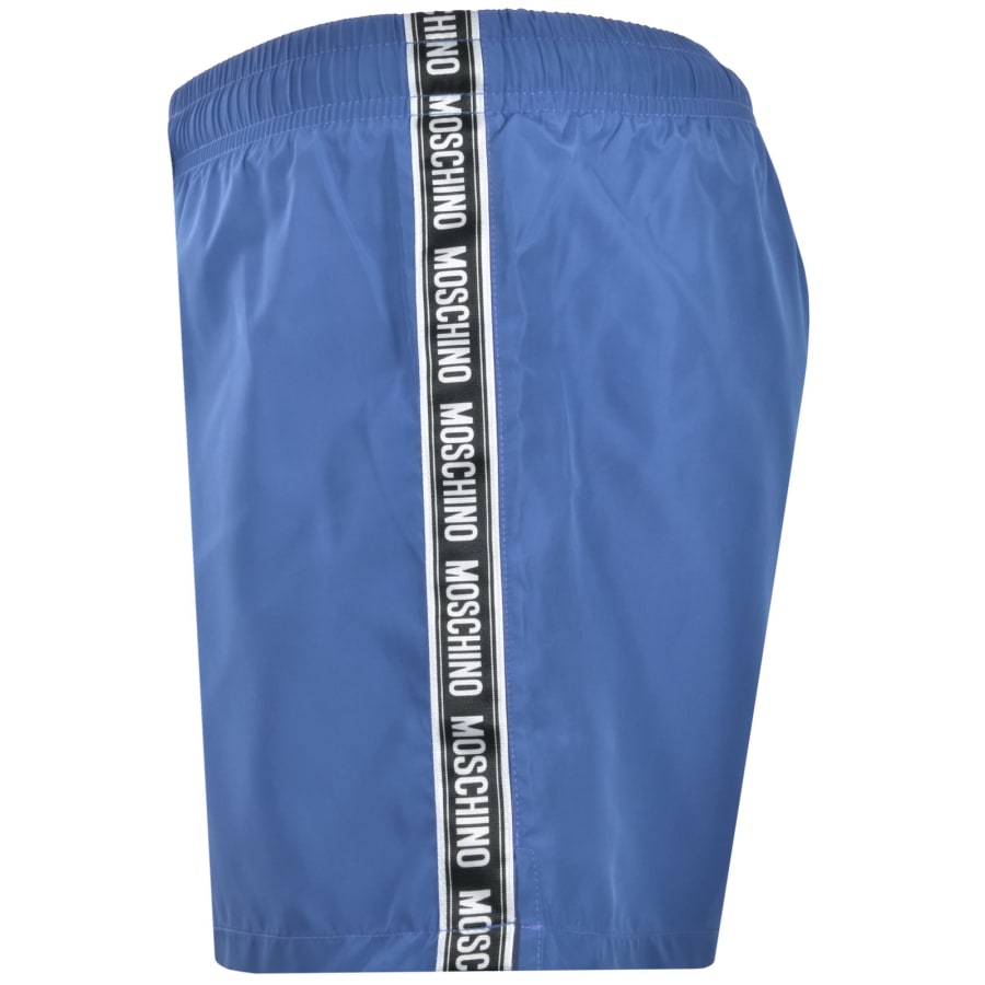 Image number 4 for Moschino Logo Swim Shorts Blue