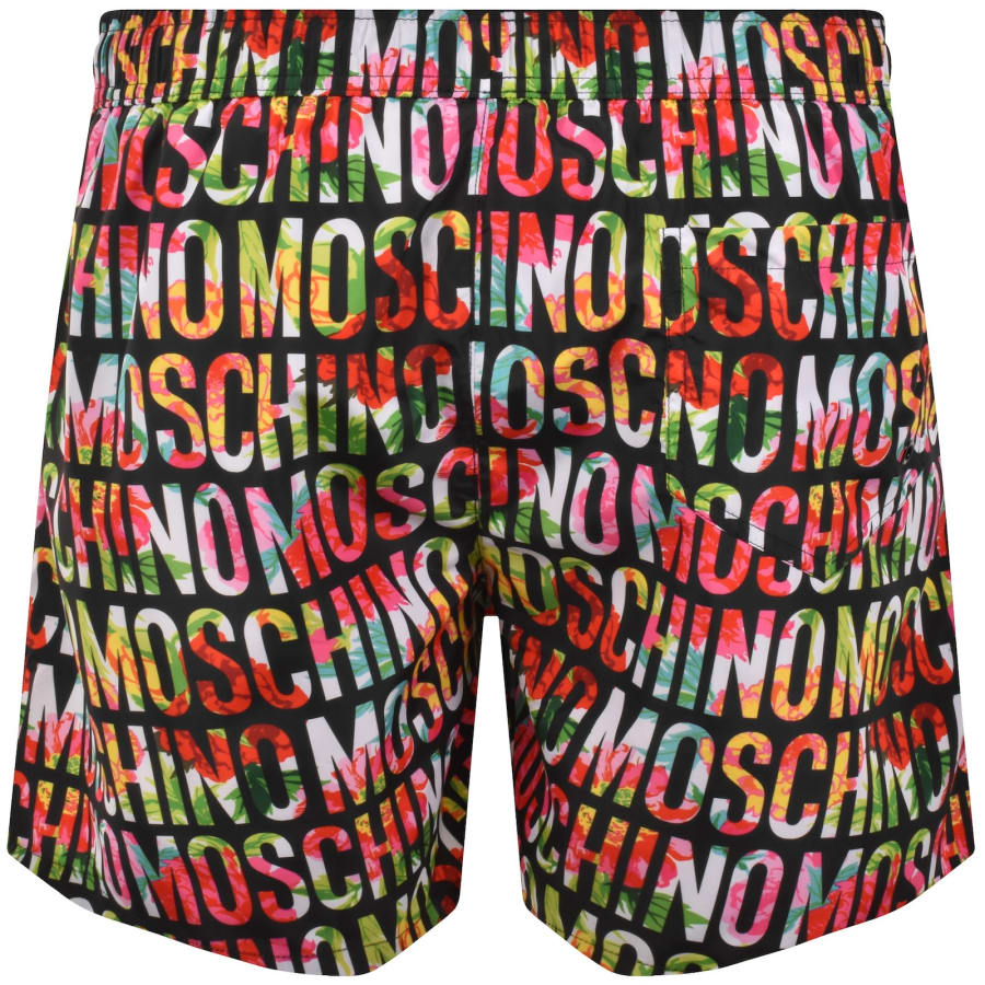 Image number 2 for Moschino Logo Swim Shorts Black