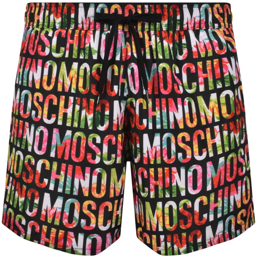 Image number 1 for Moschino Logo Swim Shorts Black
