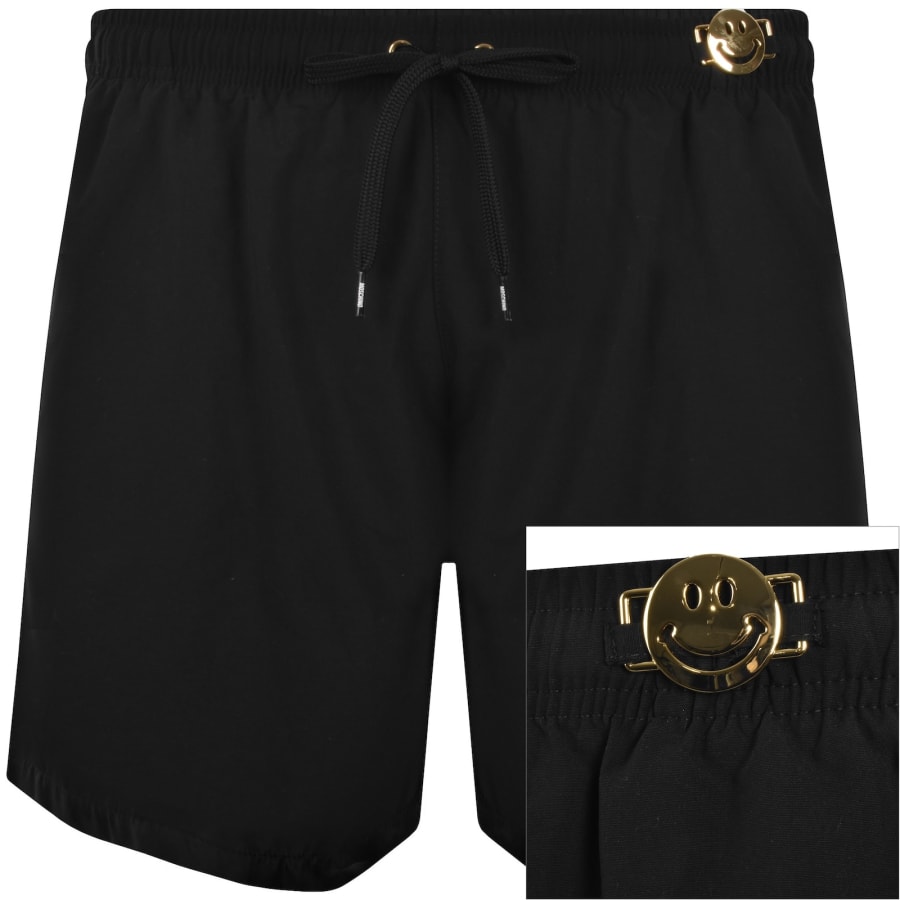 Image number 1 for Moschino Smiley Swim Shorts Black