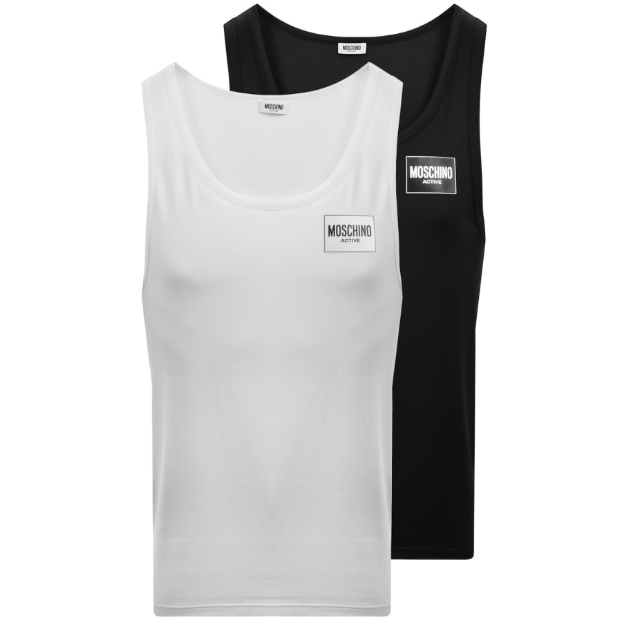 Image number 1 for Moschino 2 Pack Vests