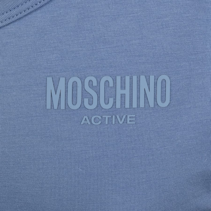 Image number 3 for Moschino 2 Pack Vests Blue