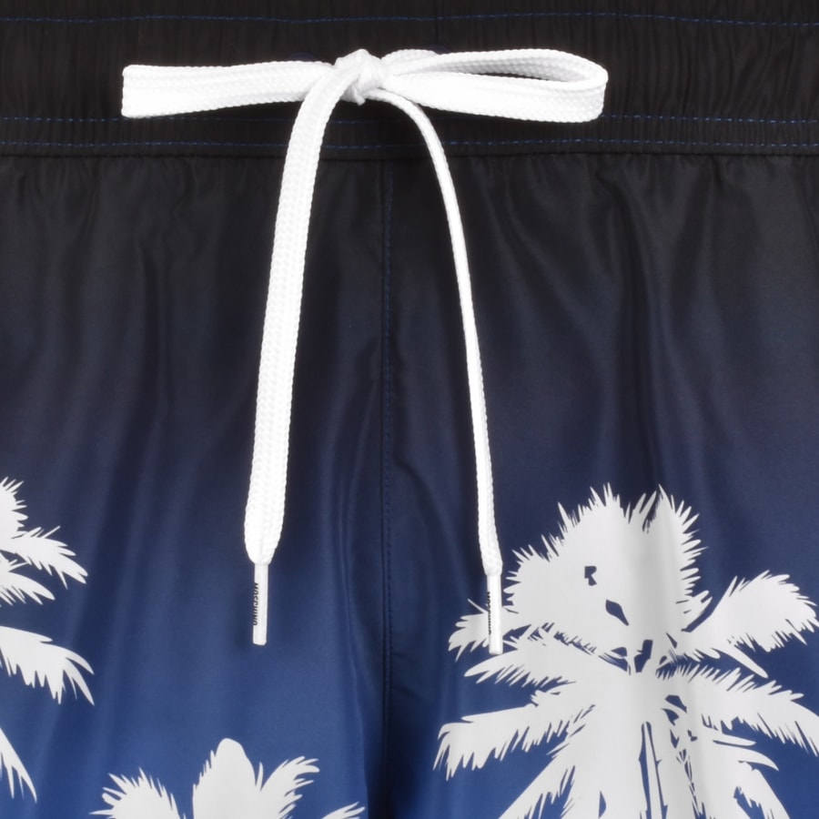 Image number 3 for Moschino Logo Swim Shorts Blue