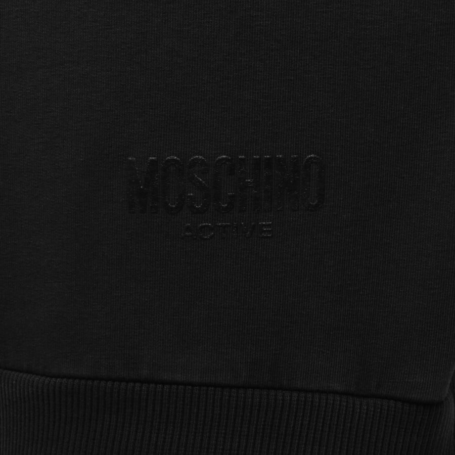 Image number 3 for Moschino Active Logo Tape Sweatshirt Black