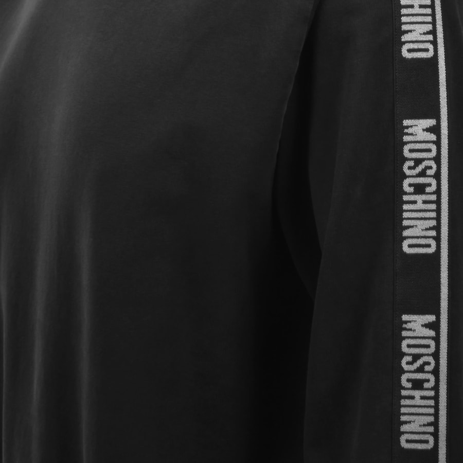 Image number 4 for Moschino Active Logo Tape Sweatshirt Black