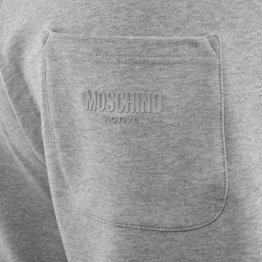 Image number 5 for Moschino Active Jersey Shorts Grey