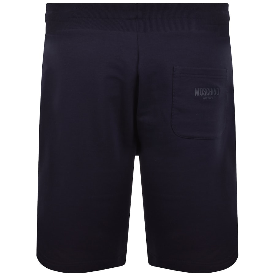 Image number 3 for Moschino Active Jersey Shorts Navy