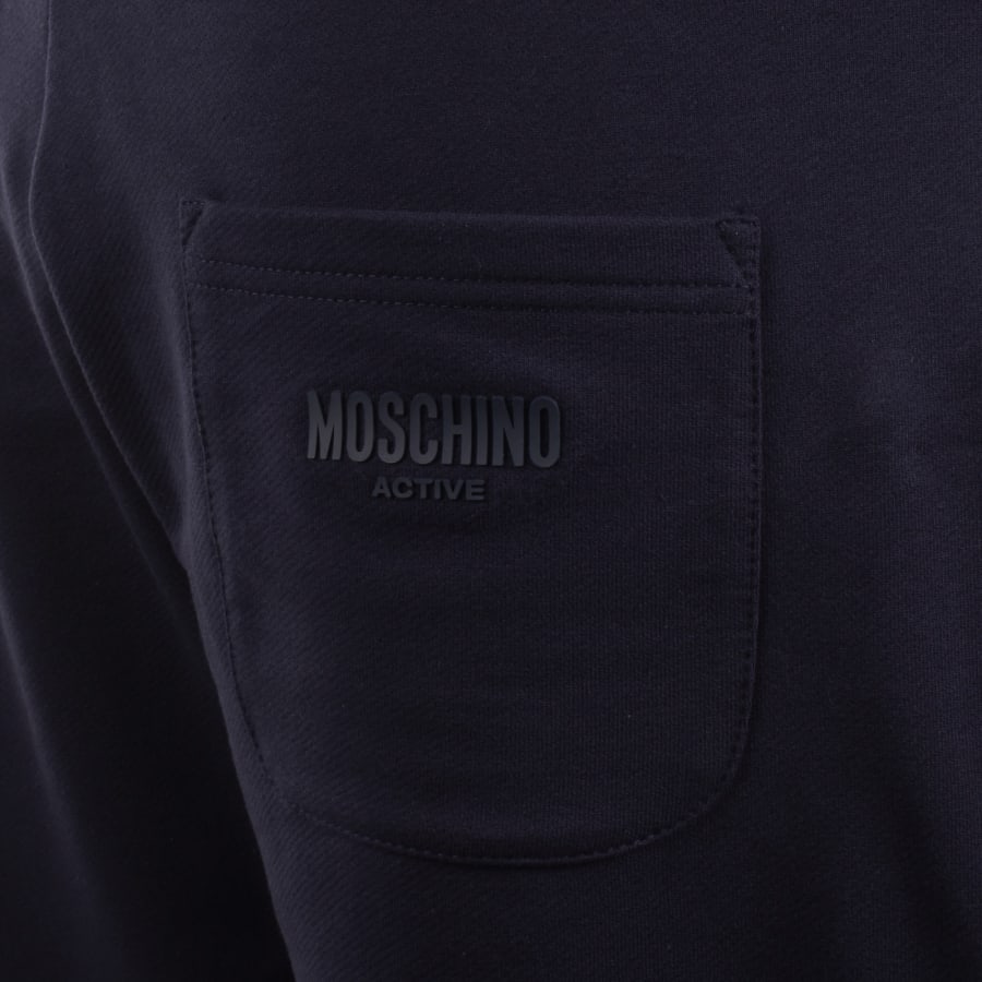 Image number 4 for Moschino Active Jersey Shorts Navy