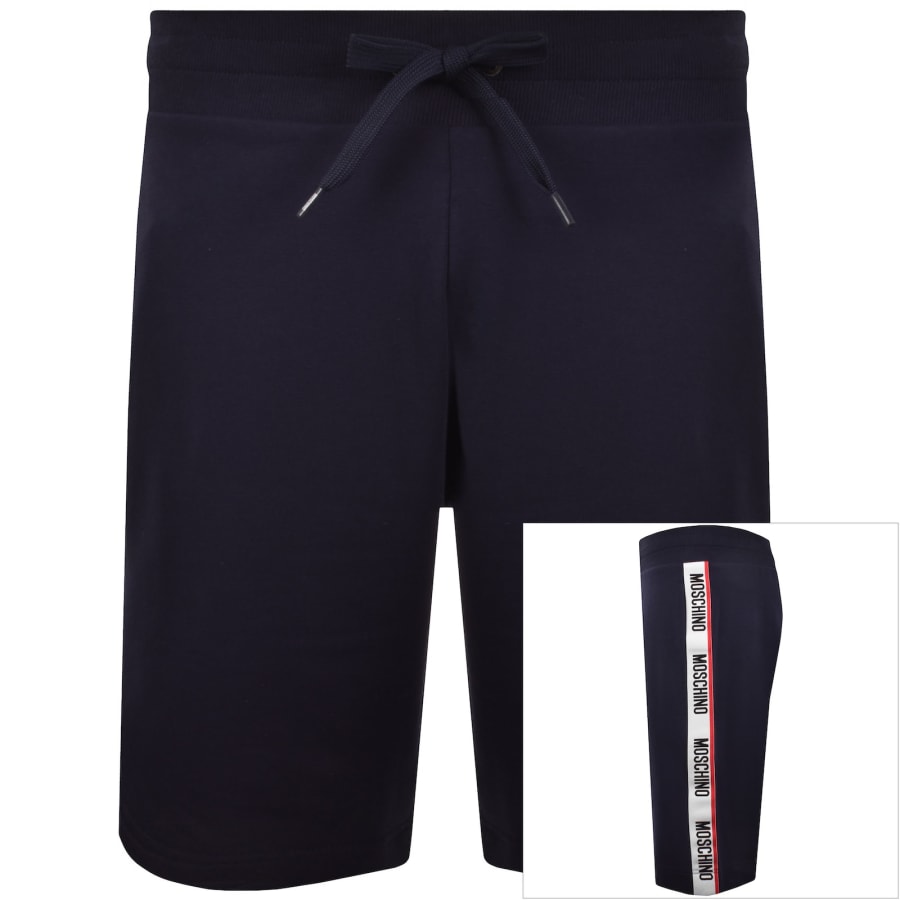 Image number 1 for Moschino Active Jersey Shorts Navy