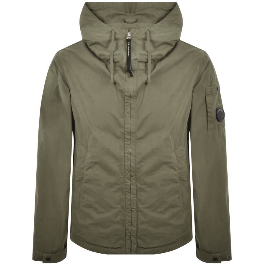 Image number 2 for CP Company Hooded Jacket Fallen Rock Grey