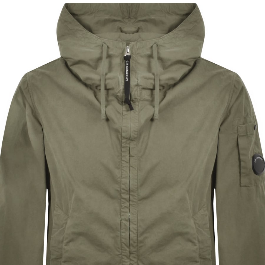 Image number 3 for CP Company Hooded Jacket Fallen Rock Grey