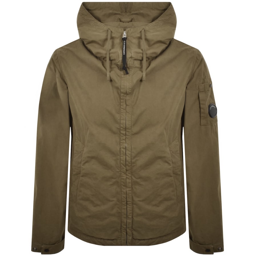 Image number 2 for CP Company Hooded Jacket Ermine Brown