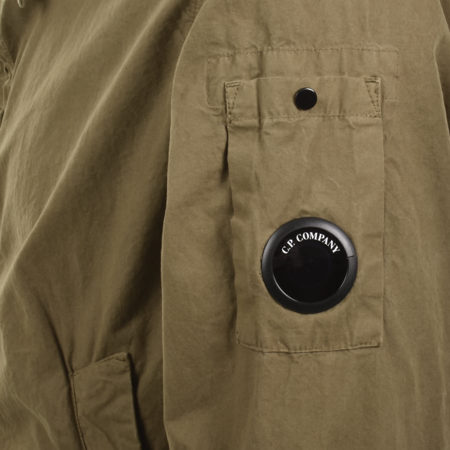 Image number 4 for CP Company Hooded Jacket Ermine Brown