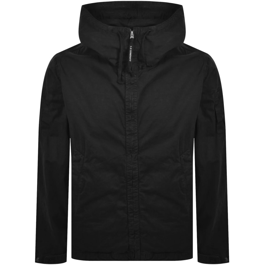 Image number 2 for CP Company Hooded Jacket Black