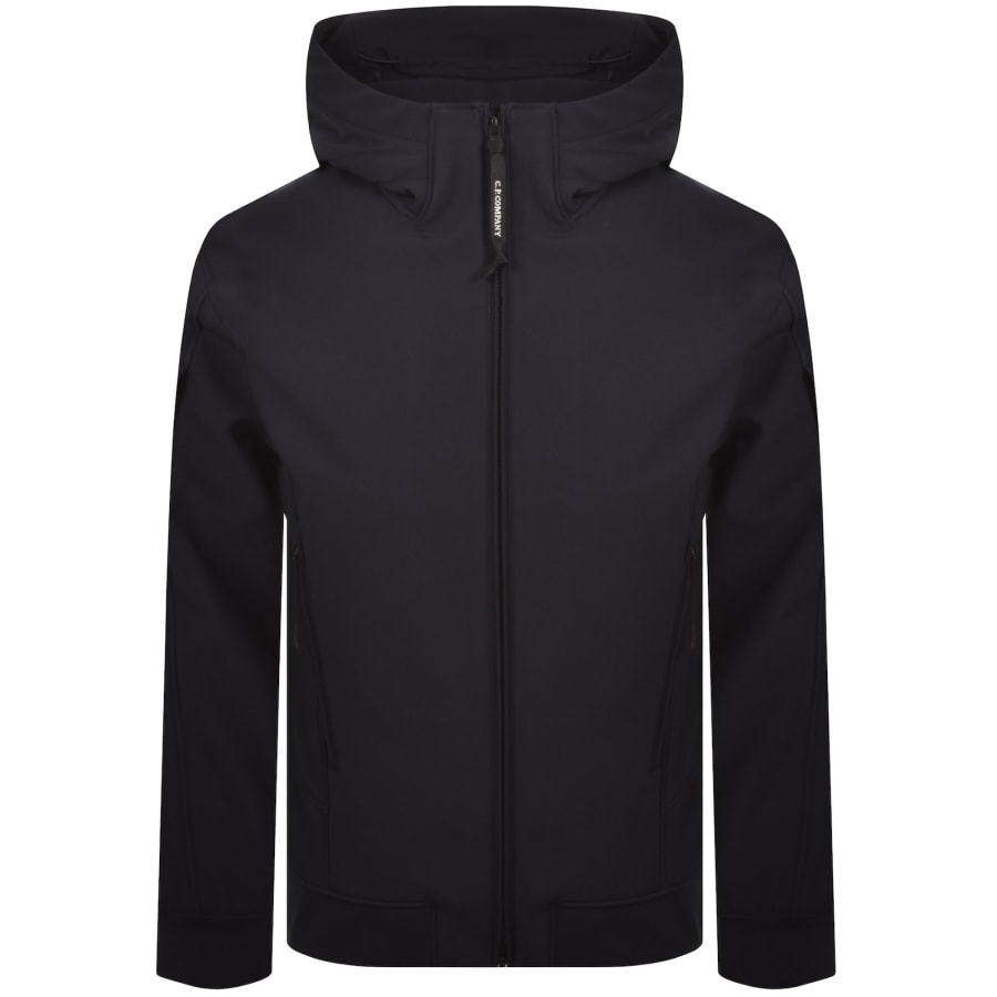 Image number 2 for CP Company Hooded Jacket Total Eclipse Navy