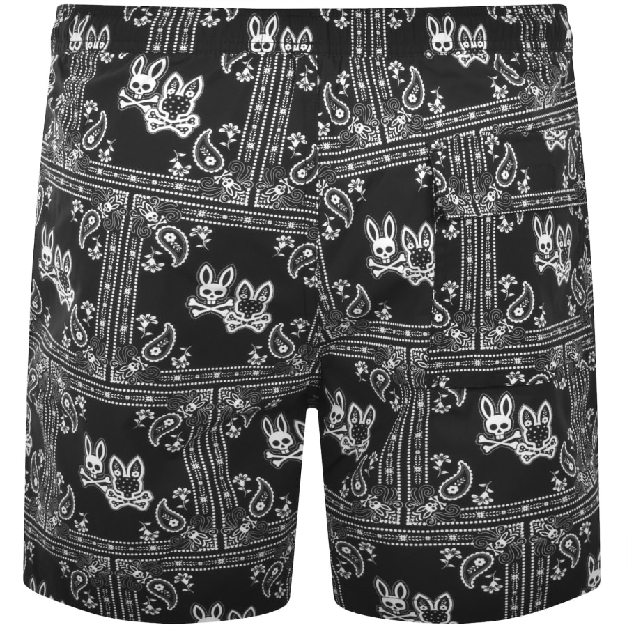Image number 2 for Psycho Bunny Luke Swim Shorts Black