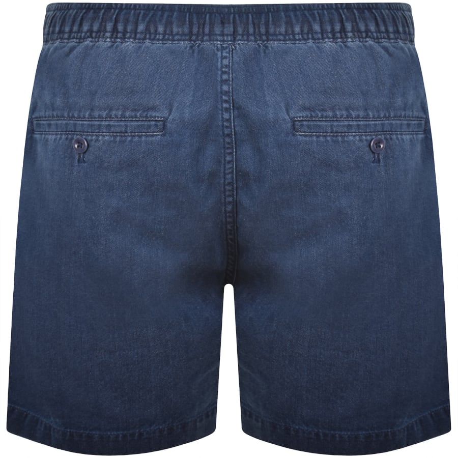 Image number 2 for Gant Denim Shorts Blue