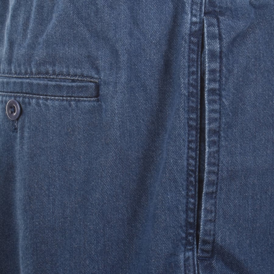 Image number 4 for Gant Denim Shorts Blue