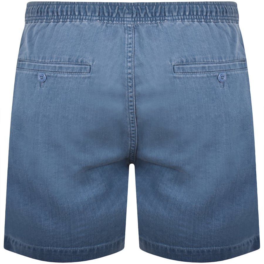 Image number 2 for Gant Denim Shorts Blue