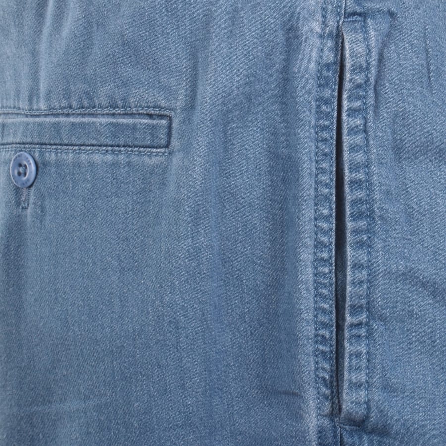 Image number 4 for Gant Denim Shorts Blue