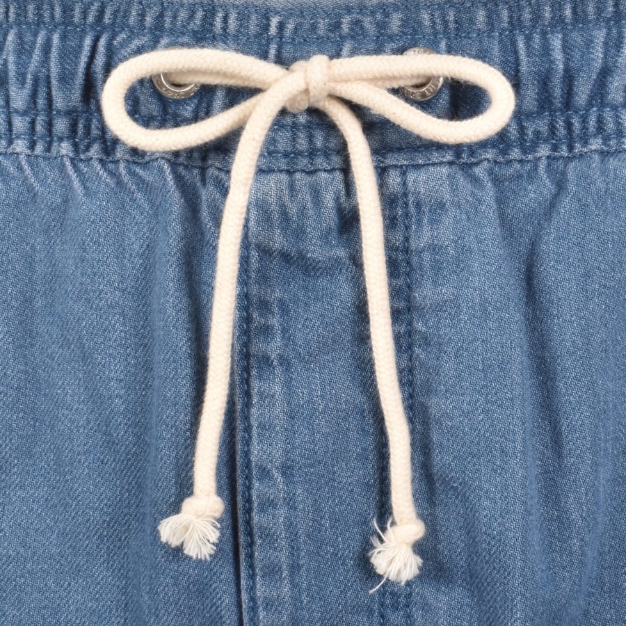 Image number 5 for Gant Denim Shorts Blue