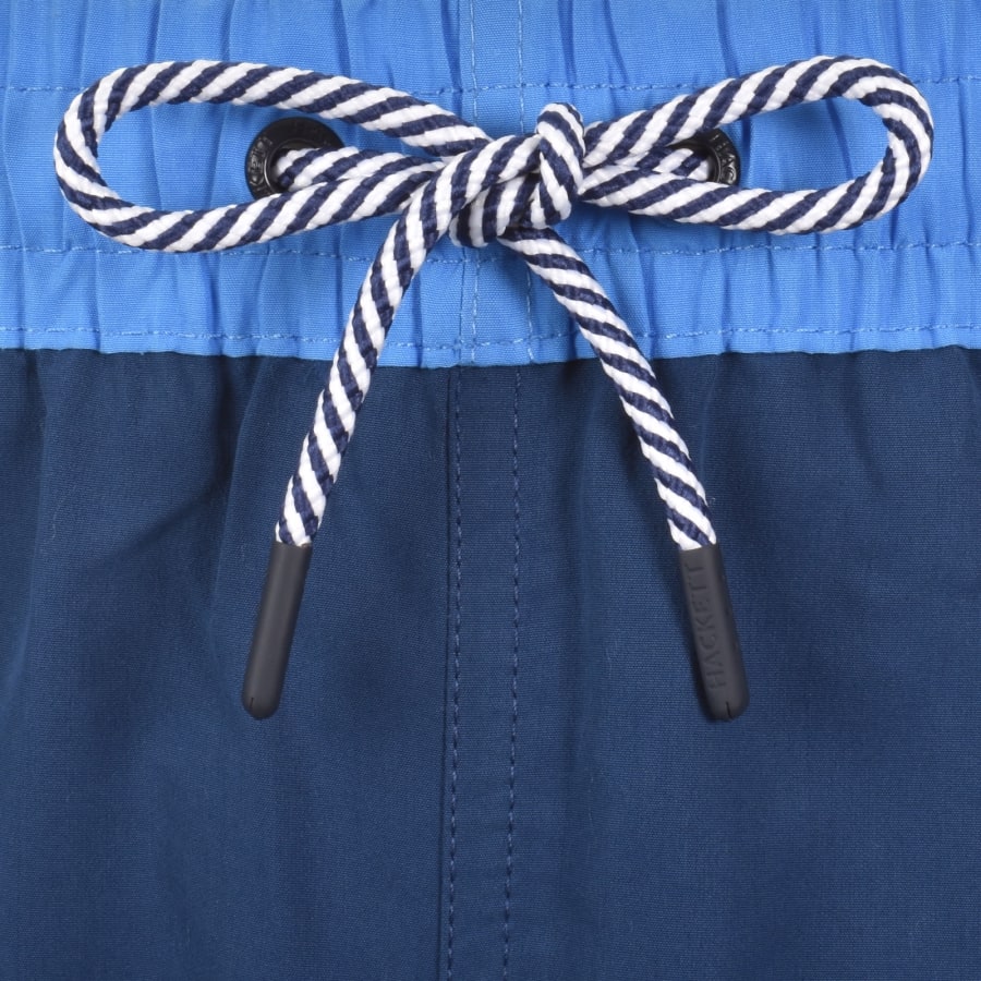 Image number 5 for Hackett Number Swim Shorts Blue