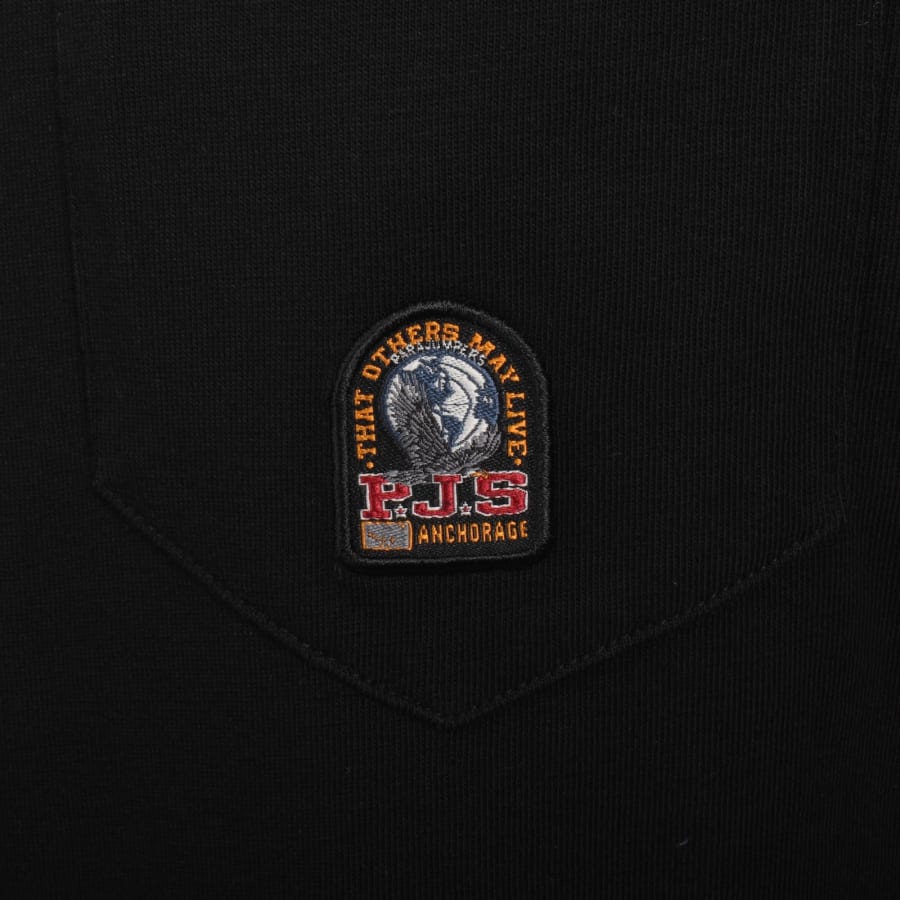 Image number 3 for Parajumpers Caspian T Shirt Black