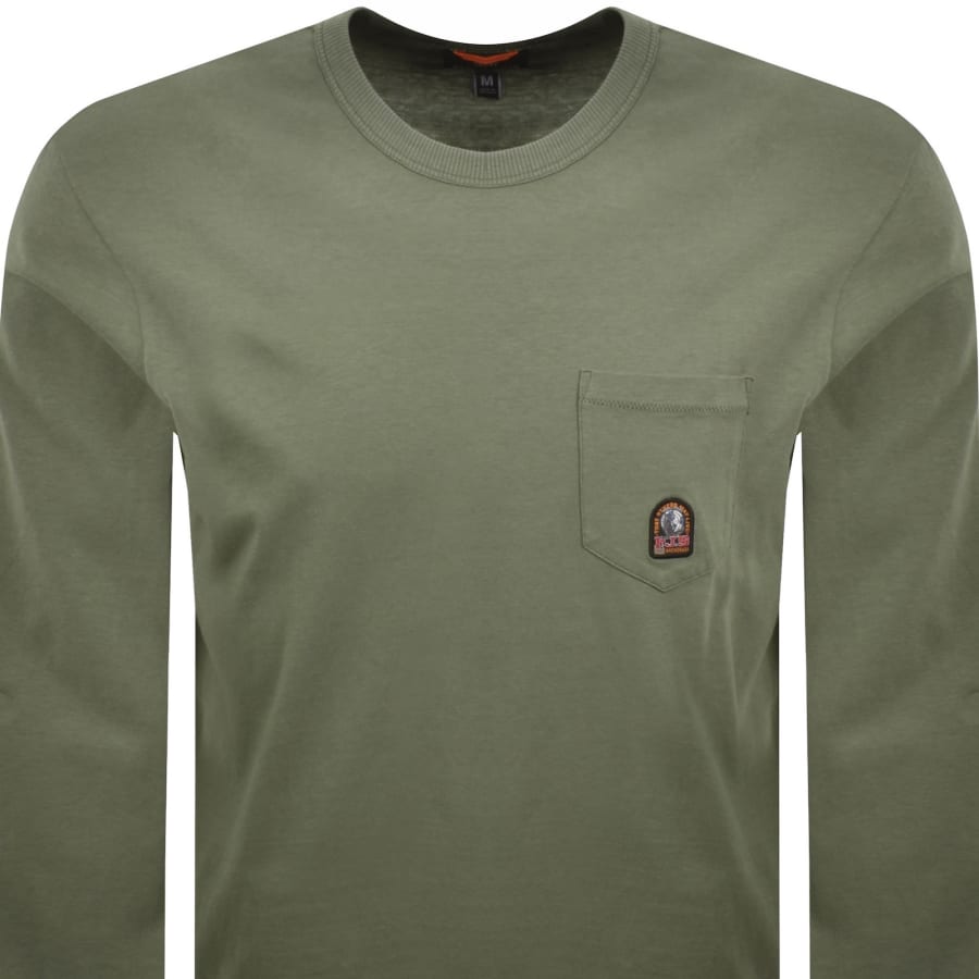 Image number 2 for Parajumpers Caspian T Shirt Lichen Khaki
