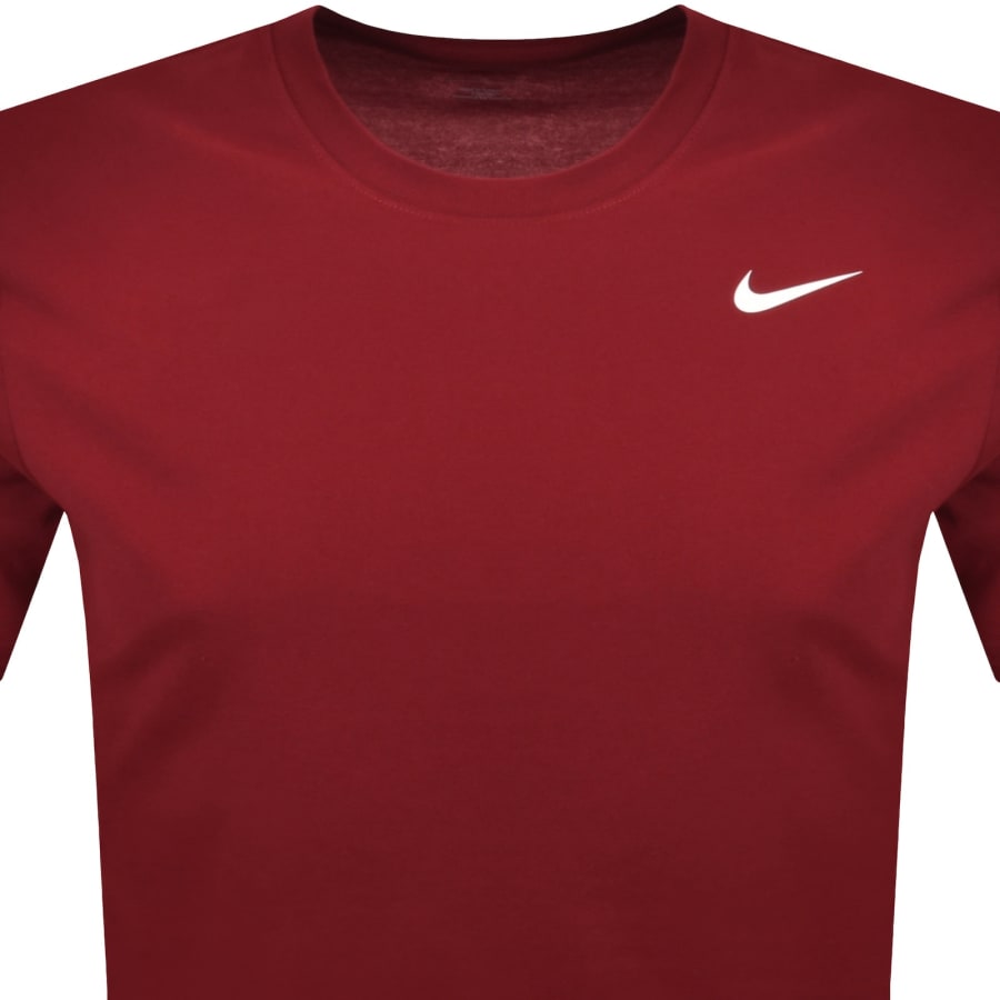 Image number 2 for Nike Training Dri Fit Logo T Shirt Red