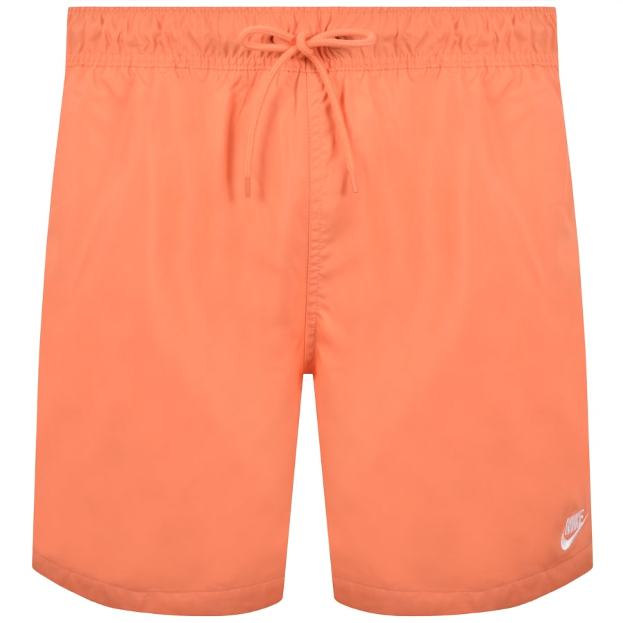 Image number 1 for Nike Club Flow Swim Shorts Orange