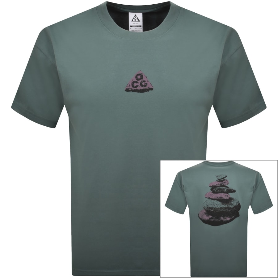 Image number 1 for Nike AGC Logo T Shirt Blue