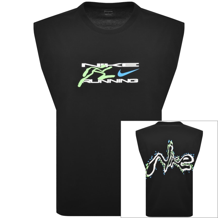 Image number 1 for Nike Running Loose Fit Vest Black