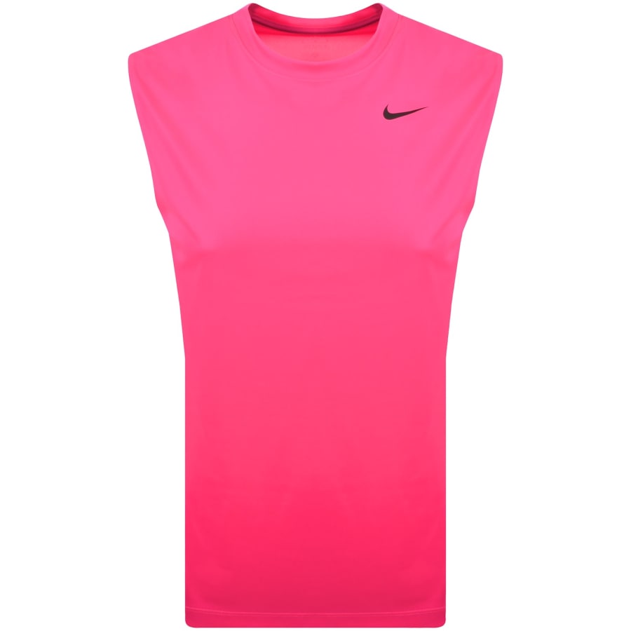 Image number 1 for Nike Training Dri Fit Vest T Shirt Pink
