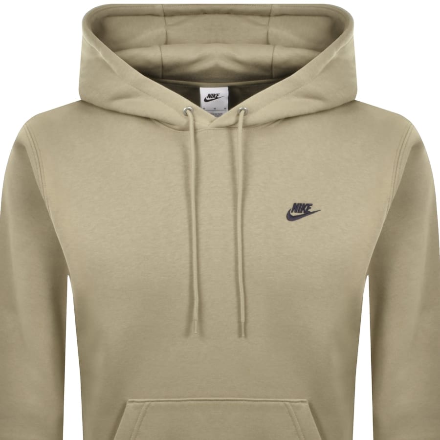 Image number 2 for Nike Club Hoodie Parachute Beige