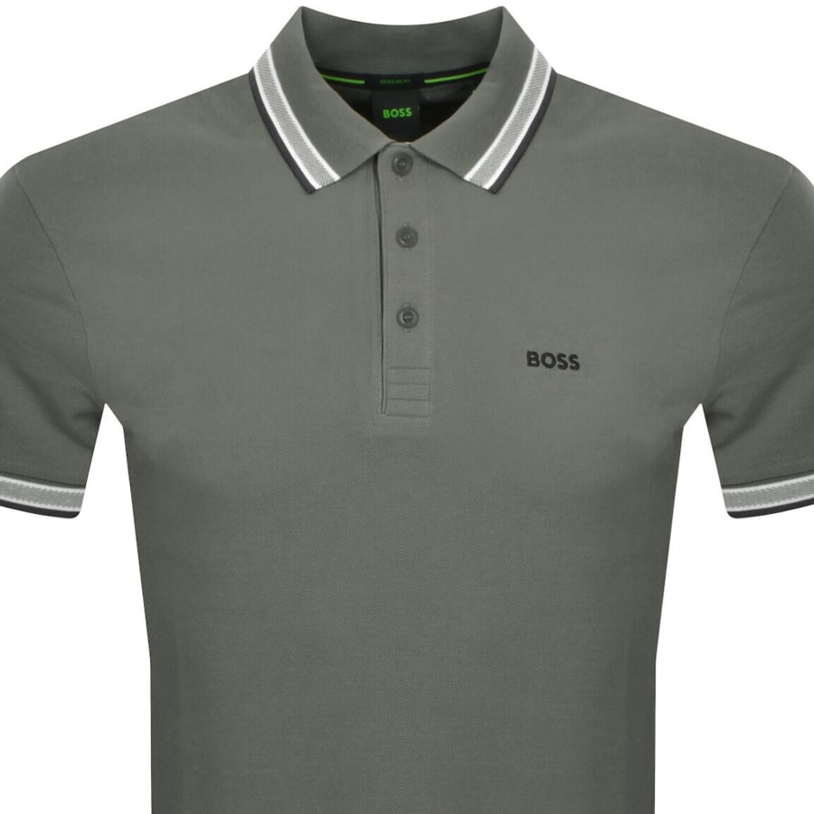 Image number 2 for BOSS Paddy Polo T Shirt Grey