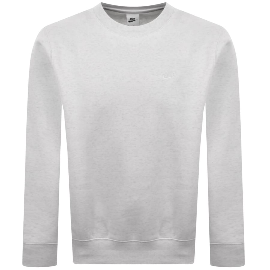 Image number 1 for Nike Crew Neck Club Sweatshirt Grey