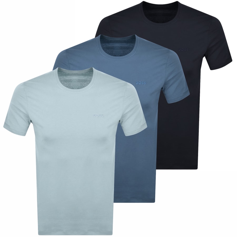 Image number 1 for BOSS 3 Pack Crew Neck T Shirts