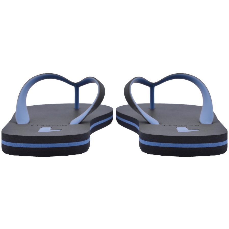 Image number 3 for Hackett Capri Numbers Flip Flops Navy
