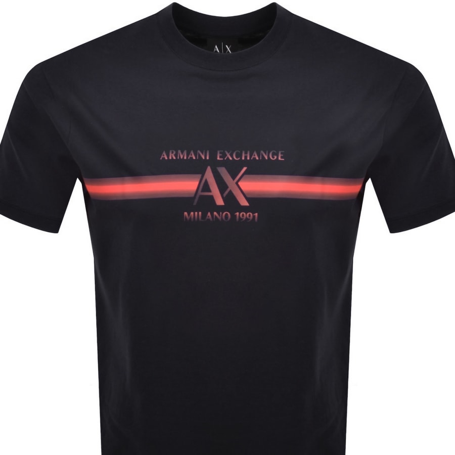 Image number 2 for Armani Exchange T Shirt Navy
