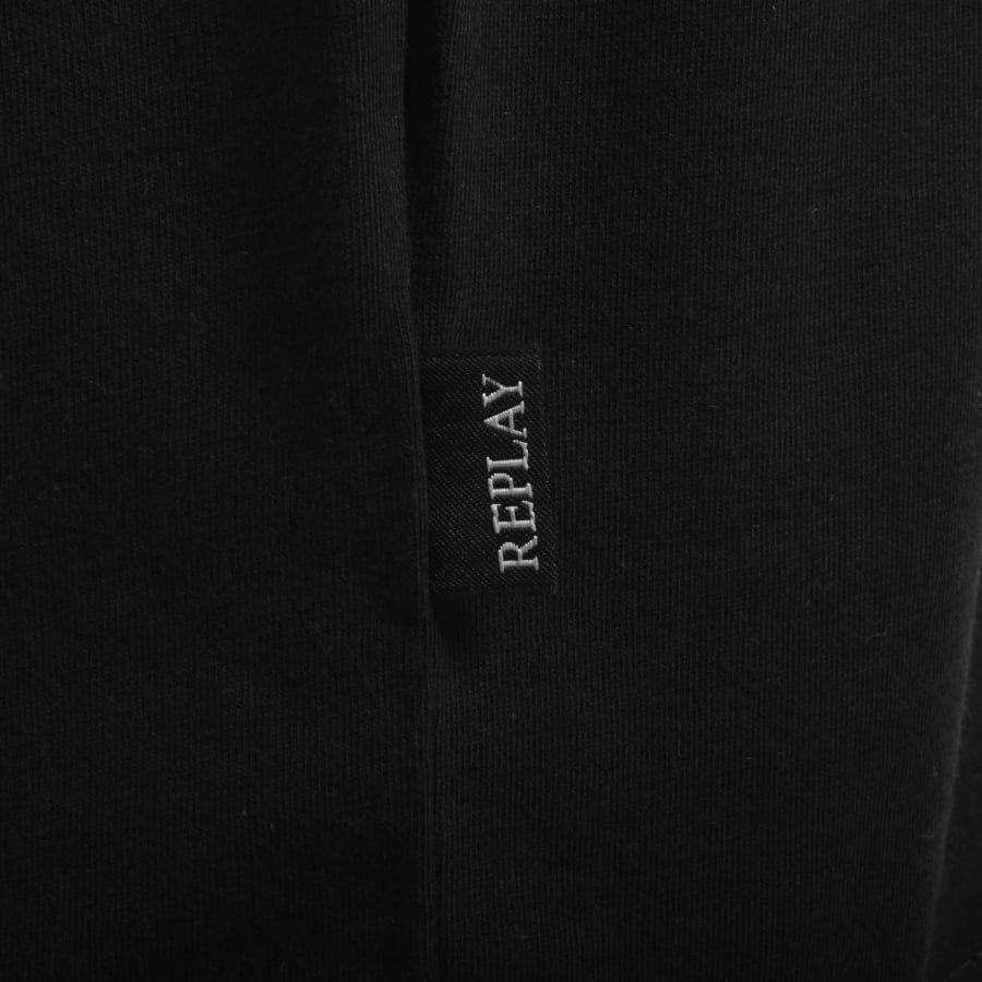 Image number 4 for Replay Graphic T Shirt Black